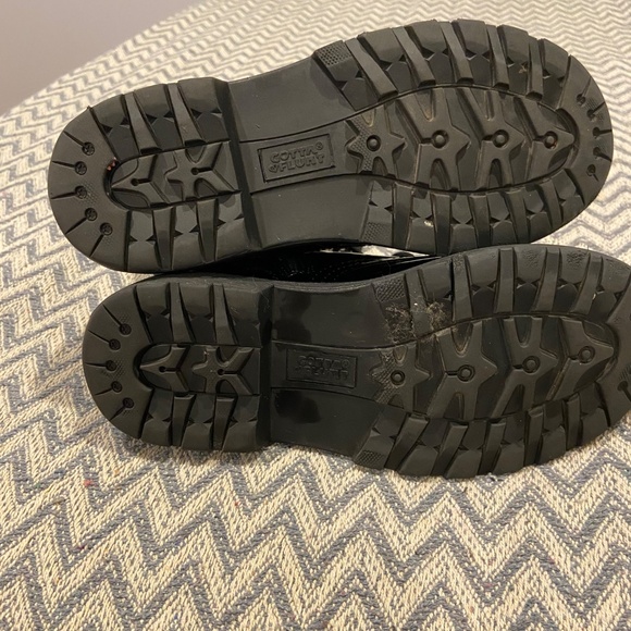 Gotta Flurt Luna Black Patent Combat Boots Girls Sz 4 - Picture 8 of 8